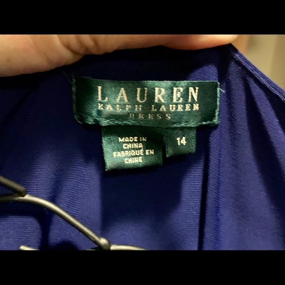 Ralph Lauren Deep Blueberry Jersey Dress - Picture 8 of 8